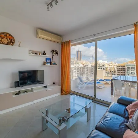 Amazing Views Of Spinola Bay In Heart Of Stjulians-Hosted By Sweetstay Saint Julian's Exterior photo