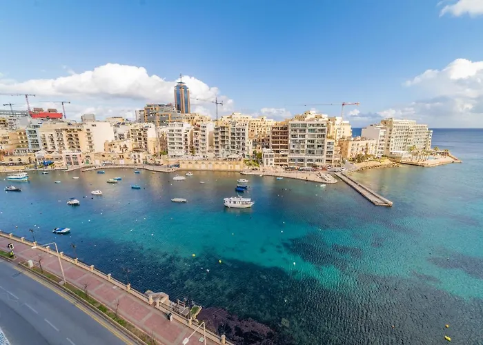 Amazing Views Of Spinola Bay In Heart Of Stjulians-Hosted By Sweetstay