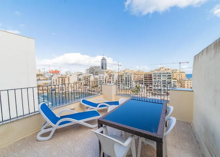 Amazing Views Of Spinola Bay In Heart Of Stjulians-Hosted By Sweetstay