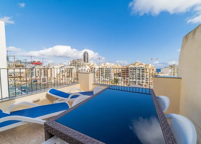 Amazing Views Of Spinola Bay In Heart Of Stjulians-Hosted By Sweetstay
