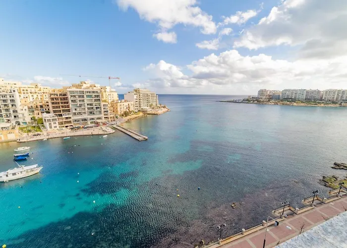 Amazing Views Of Spinola Bay In Heart Of Stjulians-Hosted By Sweetstay