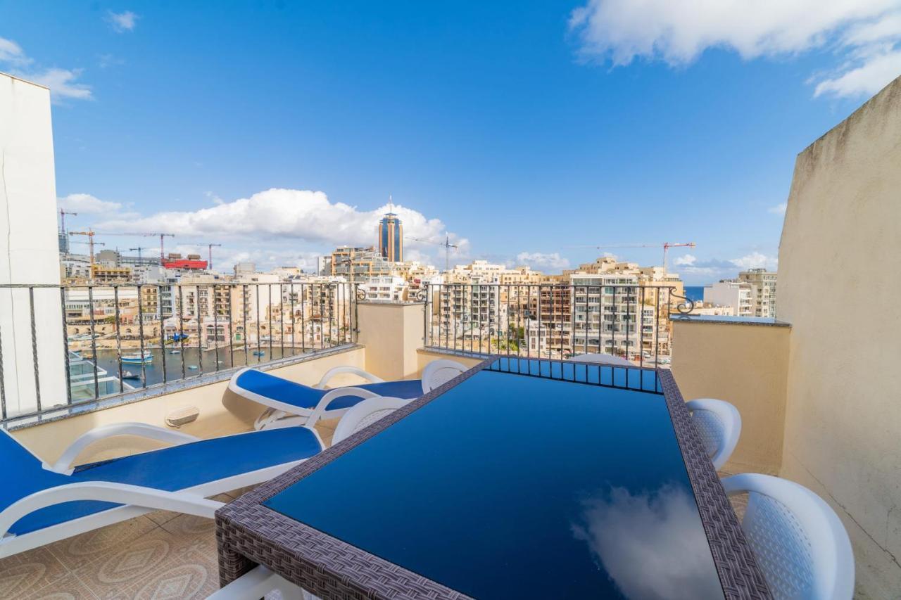 Amazing Views Of Spinola Bay In Heart Of Stjulians-hosted By Sweetstay Apartment *